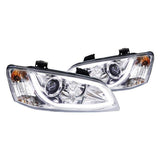 Spec-D Projector Headlights Pontiac G8 (08-09) LED DRL Strip - Black or Chrome