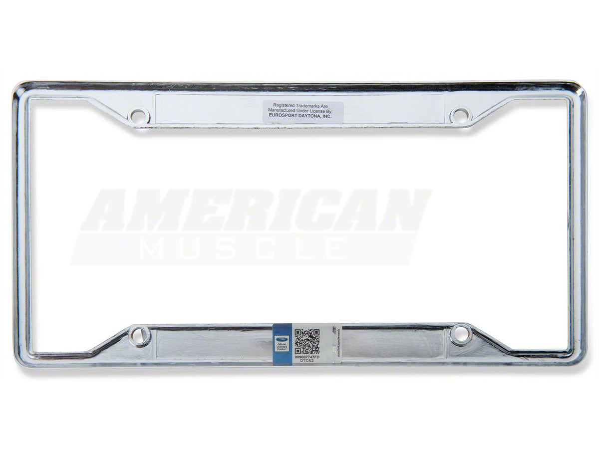 SpeedForm License Plate Frame; Mustang Horsepower (Universal; Some Adaptation May Be Required)