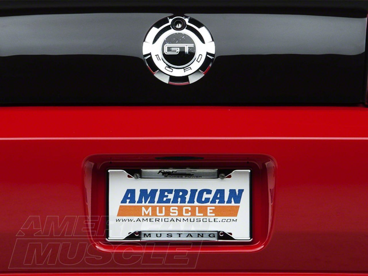 SpeedForm License Plate Frame; Mustang Horsepower (Universal; Some Adaptation May Be Required)