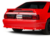 SpeedForm License Plate Frame; Black Pony with Black Mustang Lettering (Universal; Some Adaptation May Be Required)