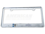 SpeedForm License Plate Frame; Black Pony with Mustang GT Lettering (Universal; Some Adaptation May Be Required)