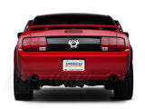 SpeedForm License Plate Frame; Black Pony with Mustang GT Lettering (Universal; Some Adaptation May Be Required)
