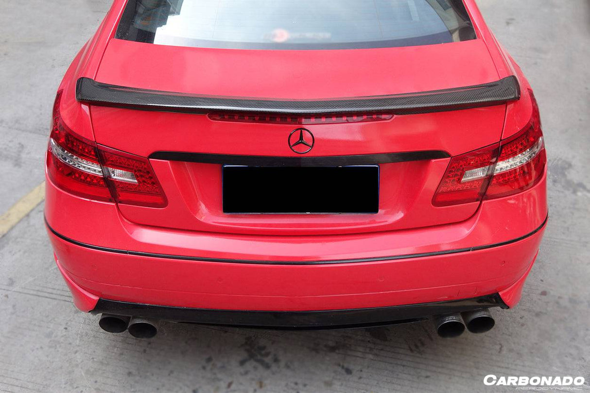 2010-2016 Mercedes Benz E Class W207 Coupe LRS Style Carbon Fiber Trunk Spoiler