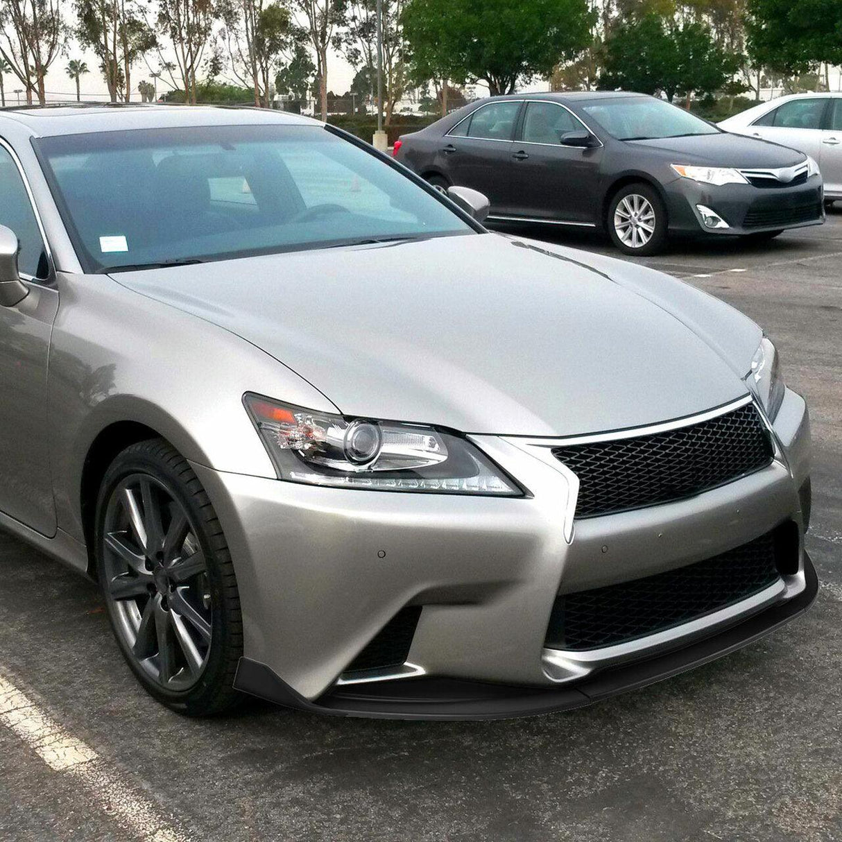 Spec-D Front Bumper Lip Lexus GS350 / GS450h F-Sport (2013-2015) Matte or Glossy Black