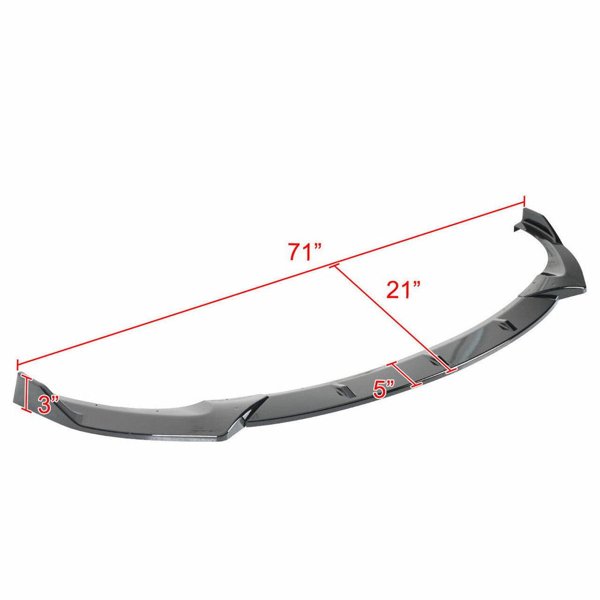 Spec-D Front Bumper Lip Hyundai Veloster Non Turbo (12-17) Turbo (13-17) Black