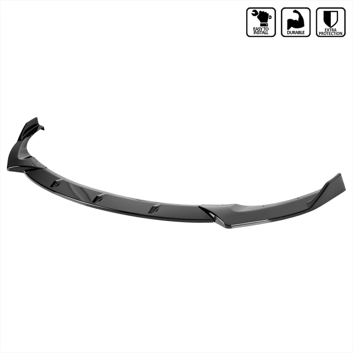 Spec-D Front Bumper Lip Hyundai Veloster Non Turbo (12-17) Turbo (13-17) Black