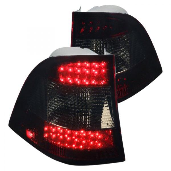 Spec-D LED Tail Lights Mercedes W163 ML230 ML320 ML350 ML430 ML500 (98-05) Smoke / Red Smoke / Red Clear Lens