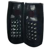 Spec-D Tail Lights Chevy Silverado (88-98) Blazer Full Size (92-94) [APC LED] Chrome or Black Housing