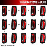 Spec-D LED Tail Lights Tahoe Suburban Yukon (07-14) Sequential - Black / Smoke / Red