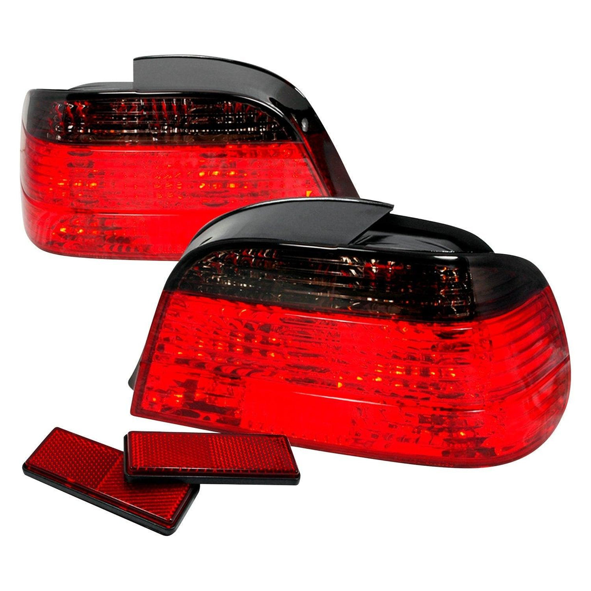 LED Tail Lights BMW E38 7 Series 735i/740i/750i (1995-2001) Red Smoke or Red Clear Lens - K2 Industries