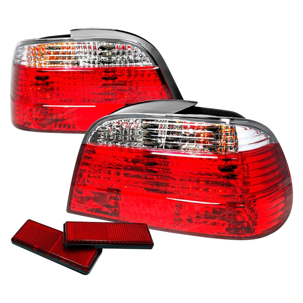 LED Tail Lights BMW E38 7 Series 735i/740i/750i (1995-2001) Red Smoke or Red Clear Lens - K2 Industries