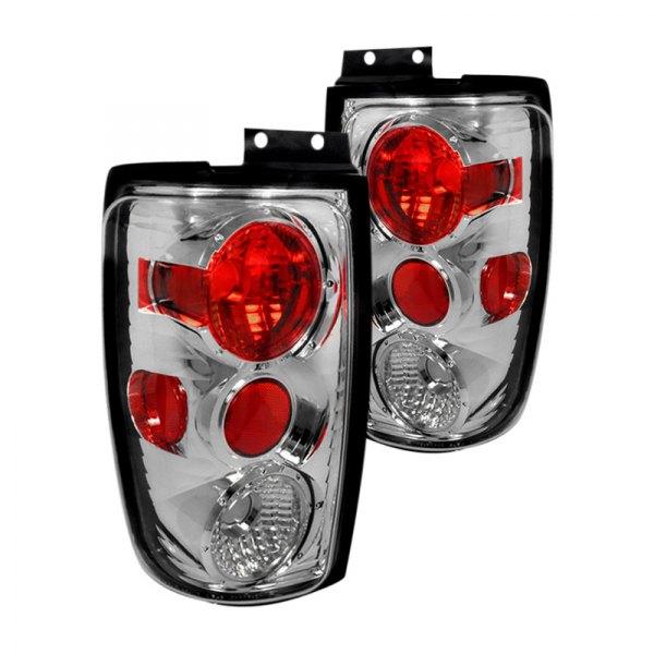 Spec-D Tail Lights Ford Expedition (1997-2002) [Altezza Style] Chrome or Black Housing