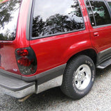 Spec-D Tail Lights Ford Expedition (1998-2001) [Altezza Style] Carbon Fiber / Chrome / Black Housing