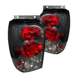 Spec-D Tail Lights Ford Expedition (1998-2001) [Altezza Style] Carbon Fiber / Chrome / Black Housing