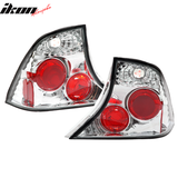 Fits 00-04 Ford Focus Sedan Chrome Altezza Tail Lights