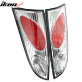 Fits 00-04 Ford Focus Hatch 5Dr Chrome Altezza Tail Lights