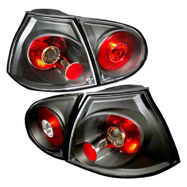 Spec-D Tail Lights VW Golf GTI/Rabbit/R32 MK5 (06-09) [Altezza Style] Black or Chrome