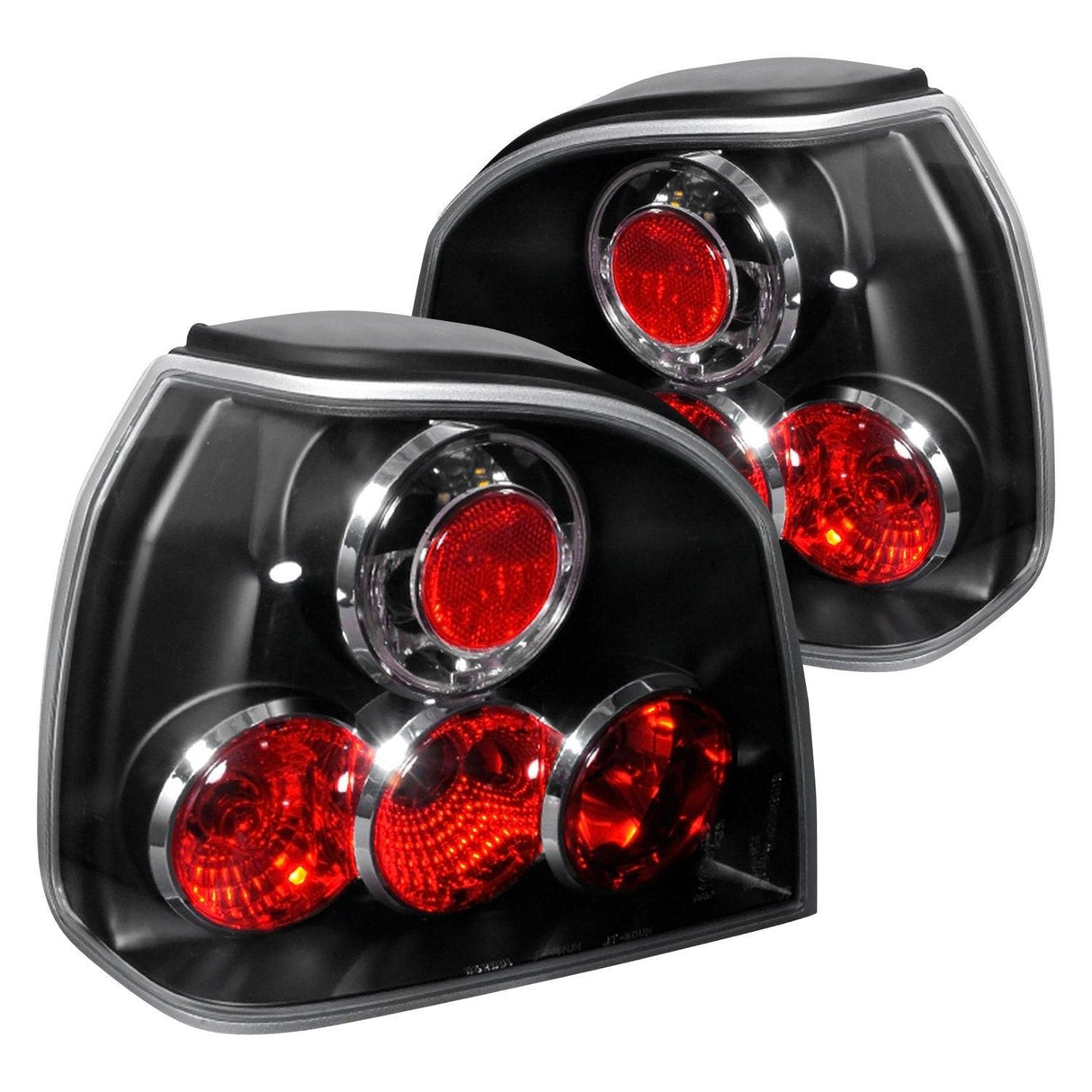 Spec-D Tail Lights VW Golf MK3 (93-98) [Altezza Style] Black Housing/Clear Lens