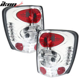 Fits 99-04 Jeep Grand Cherokee Altezza Tail Lights Chrome