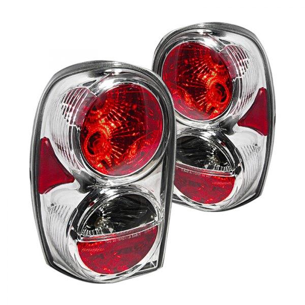 Spec-D Tail Lights Jeep Liberty (2002-2004) [Altezza Style] Chrome or Black Housing