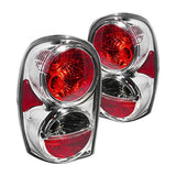 Spec-D Tail Lights Jeep Liberty (2002-2004) [Altezza Style] Chrome or Black Housing