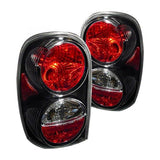 Spec-D Tail Lights Jeep Liberty (2002-2004) [Altezza Style] Chrome or Black Housing