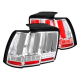 Spec-D LED Tail Lights Ford Mustang SN95 (99-04) Sequential Optional - Clear / Black / Red / Smoked