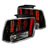 Spec-D LED Tail Lights Ford Mustang SN95 (99-04) Sequential Optional - Clear / Black / Red / Smoked