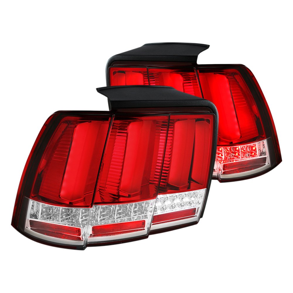Spec-D LED Tail Lights Ford Mustang SN95 (99-04) Sequential Optional - Clear / Black / Red / Smoked
