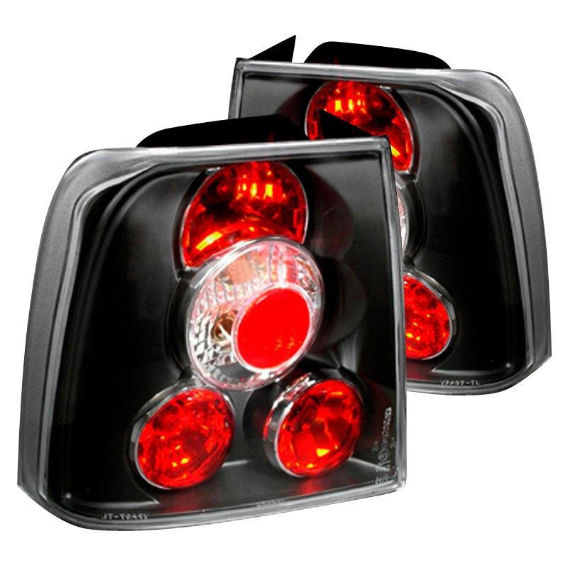 Spec-D Tail Lights VW Passat Sedan (98-01) [Altezza Style] Matte Black or Chrome Housing