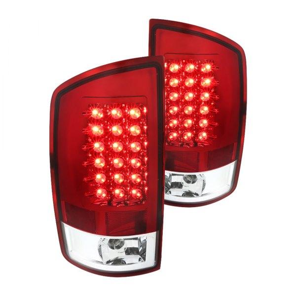 Spec-D LED Tail Lights Dodge Ram (2007-2009) Black or Chrome Housing