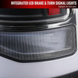 Spec-D Full LED Tail Lights Ram 1500 (09-18) 2500 3500 (10-18) w/ LED Light Bar - Black