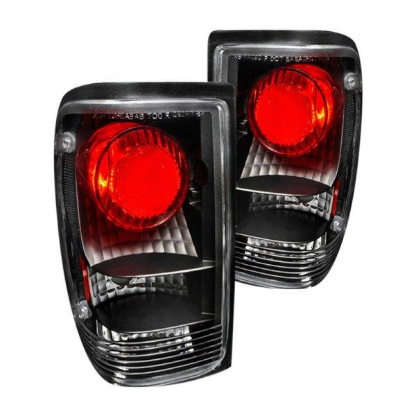 Spec-D Tail Lights Ford Ranger (1993-1997) [Altezza Style] Smoked / Chrome / Black