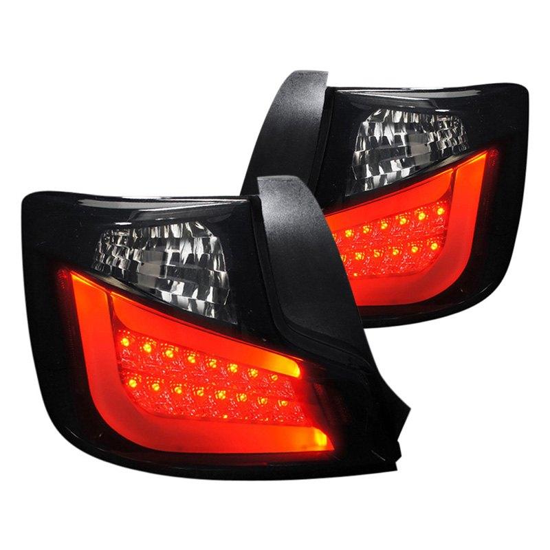 Spec-D Tail Lights Scion tC (2011-2012-2013) LED Light Bar - Black / Smoked