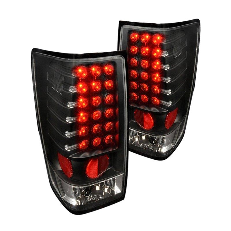 Spec-D Tail Lights Nissan Titan (2004-2013) LED - Black / Red / Tinted Smoke