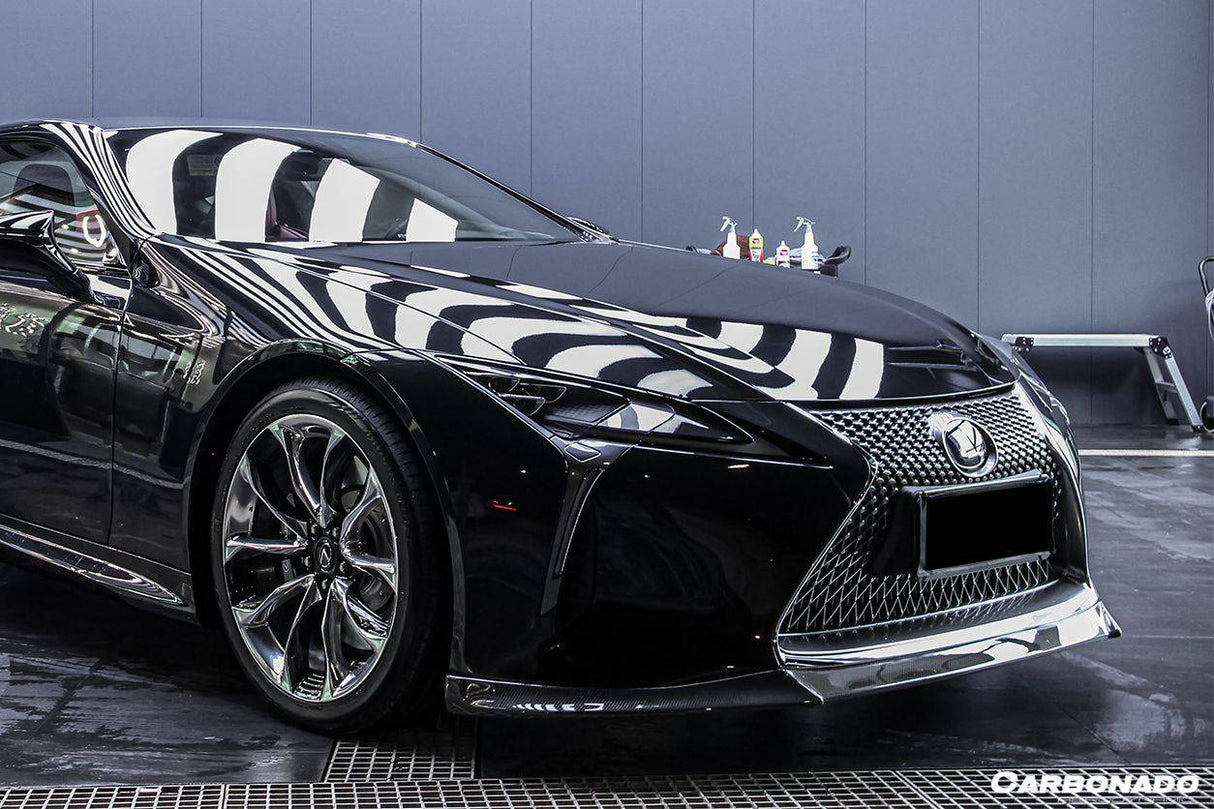 2017-2021 Lexus LC500 LC500H V-LC VRS Style Carbon Fiber Front Lip