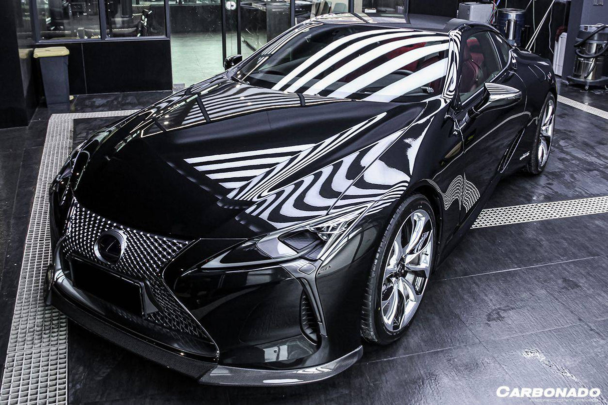 2017-2021 Lexus LC500 LC500H V-LC VRS Style Carbon Fiber Front Lip
