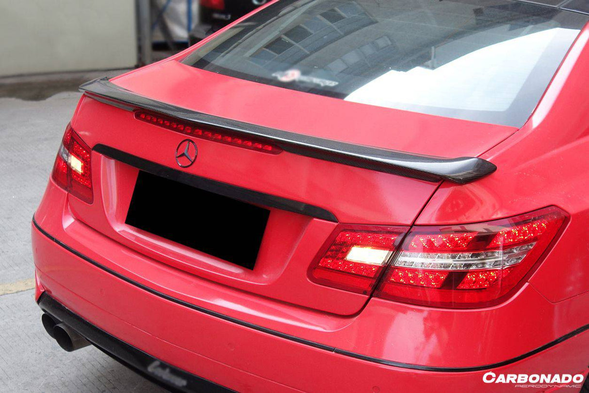 2010-2016 Mercedes Benz E Class W207 Coupe LRS Style Carbon Fiber Trunk Spoiler