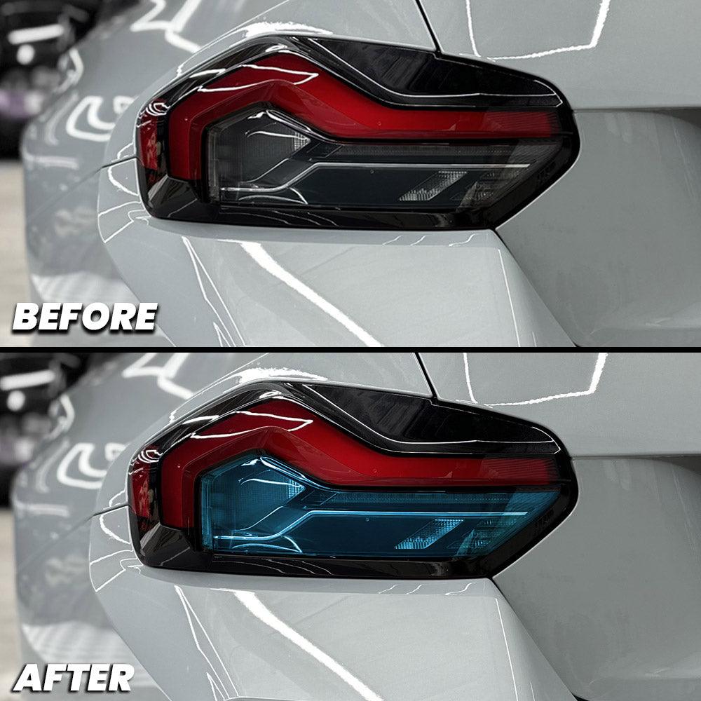 2023+ BMW G87 M2 and 2-Series G42 G43 Tail Light Turn Signal / Reverse Pre-cut Overlay Smoked
