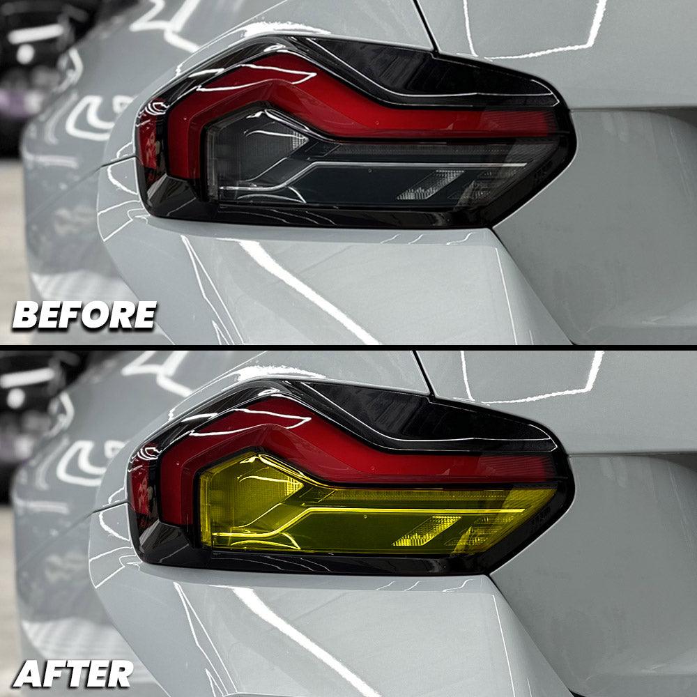 2023+ BMW G87 M2 and 2-Series G42 G43 Tail Light Turn Signal / Reverse Pre-cut Overlay Smoked