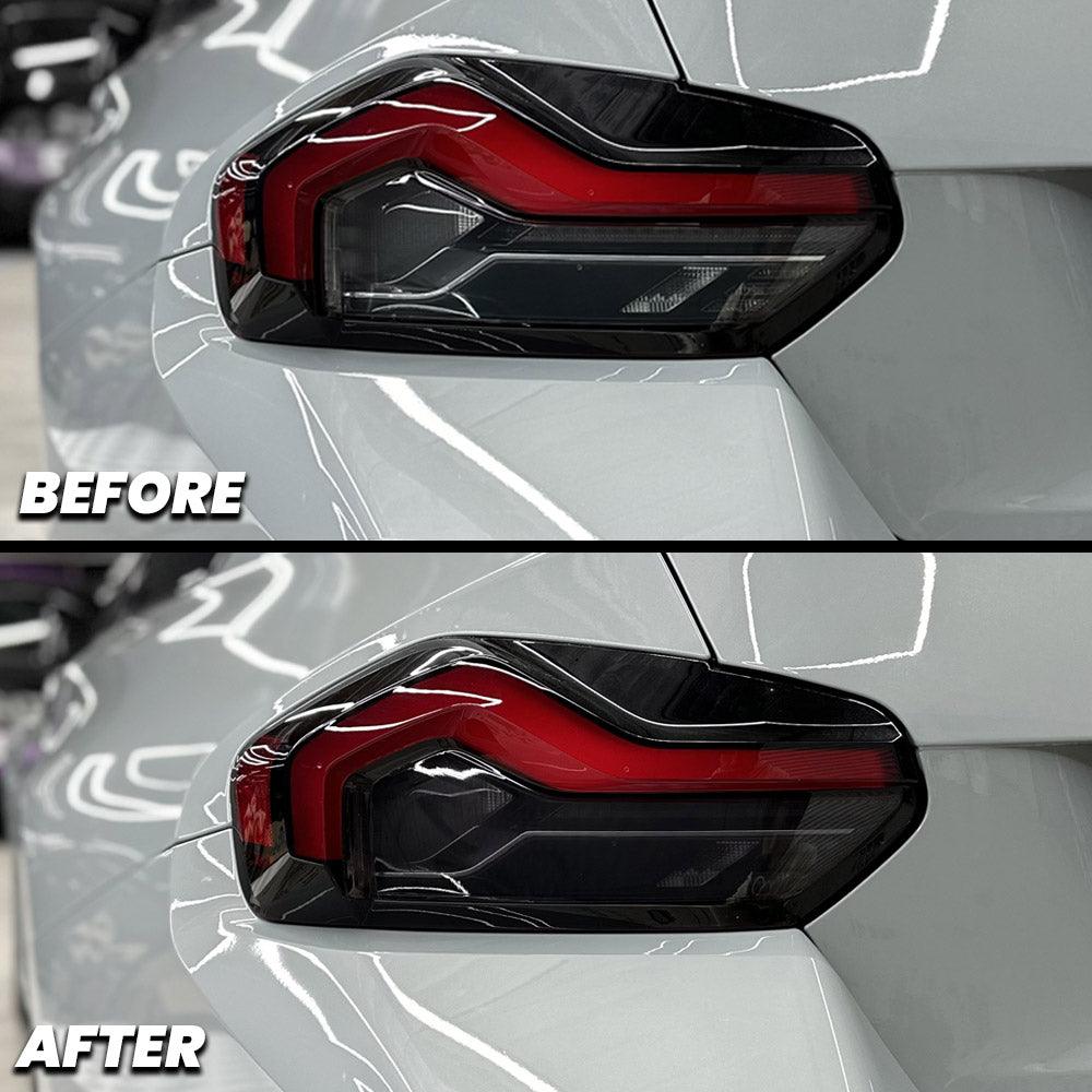 2023+ BMW G87 M2 and 2-Series G42 G43 Tail Light Turn Signal / Reverse Pre-cut Overlay Smoked