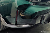2021-UP BMW M4 G82    G83 MP Style Carbon Fiber Middle Rear Lip with Caps