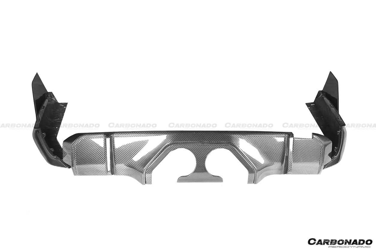 2021-UP BMW M4 G82    G83 MP Style Carbon Fiber Middle Rear Lip with Caps