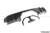 2021-UP BMW M4 G82    G83 MP Style Carbon Fiber Middle Rear Lip with Caps