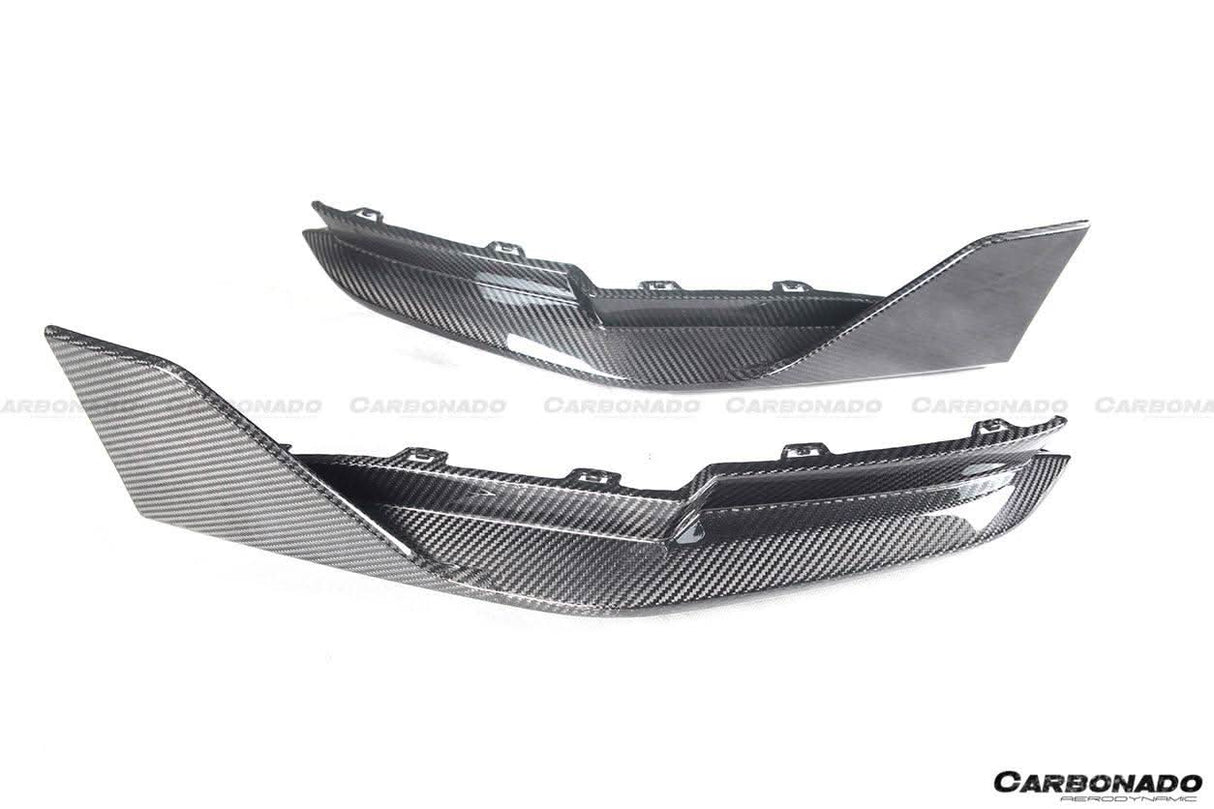 2021-UP BMW M4 G82    G83 MP Style Carbon Fiber Middle Rear Lip with Caps