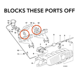 M52/S52 Egr Block Off Plates