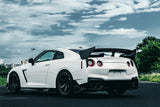 2023-2025 Nissan GTR R35 VS Style Carbon Fiber Rear Bumper Corner Splitter Lip caps