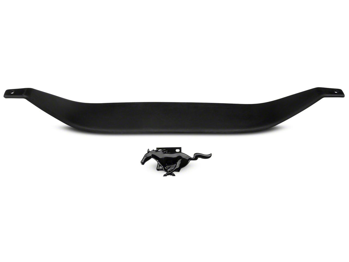 SpeedForm Mach 1 Grille Delete Kit with Pony Emblem; Black (99-04 Mustang GT, V6)