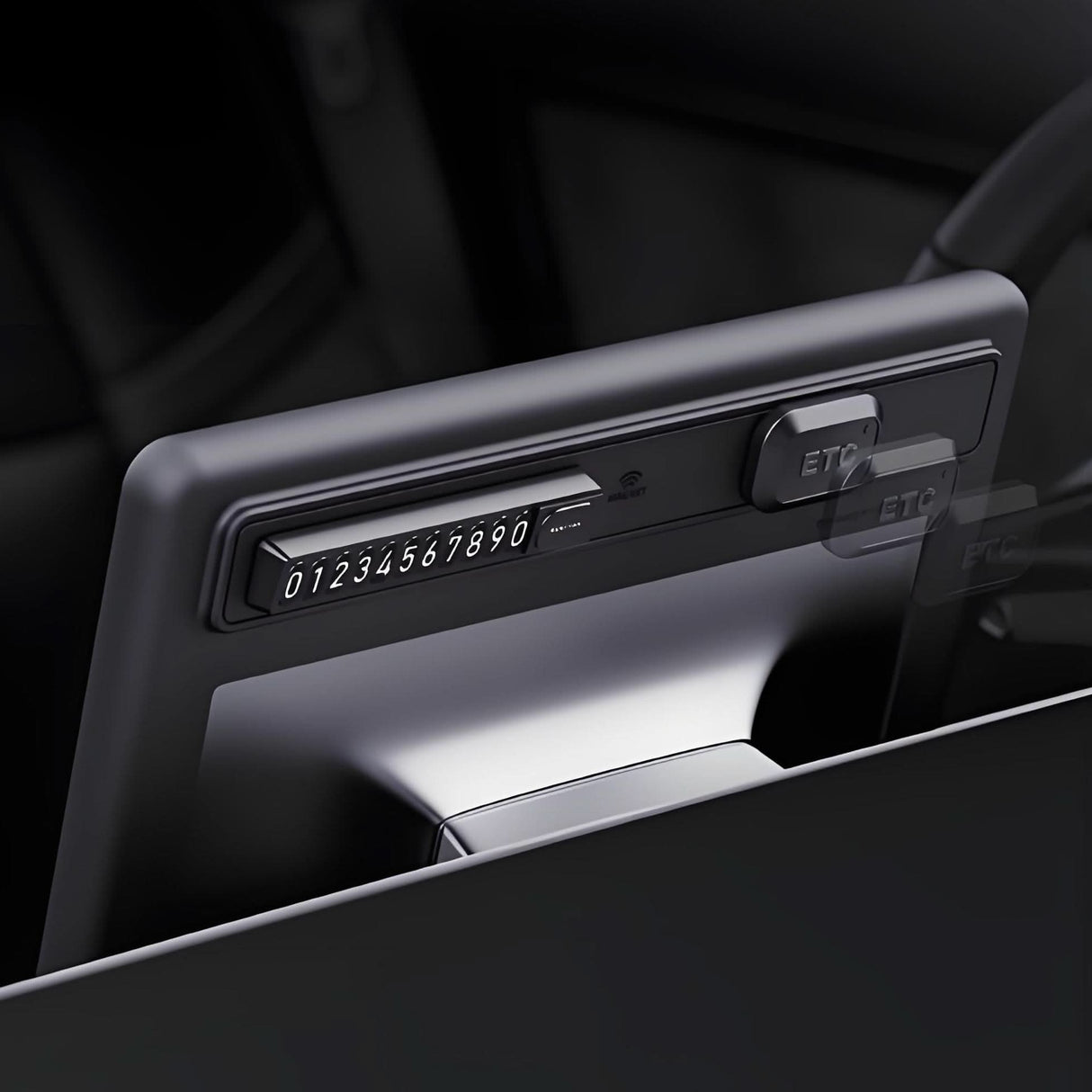 Magnetic Silicone Center Screen Frame for Model Y Juniper & Model 3 Highland