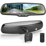 Master Tailgaters 10.5" Rear View Mirror with 4.3" LCD Screen + Dynamic Parking Lines | Rearview Universal Fit Mount | Auto Adjusting Brightness LCD | Anti Glare | Full Original Mirror Replacement